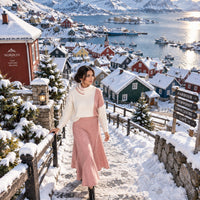 Women's Cable Knit Two Piece Set: High Neck Long Sleeve Sweater & A-Line Midi Skirt, Casual Elegant Pullover Outfit Natalia Home Fashion    Natalia Home Fashion