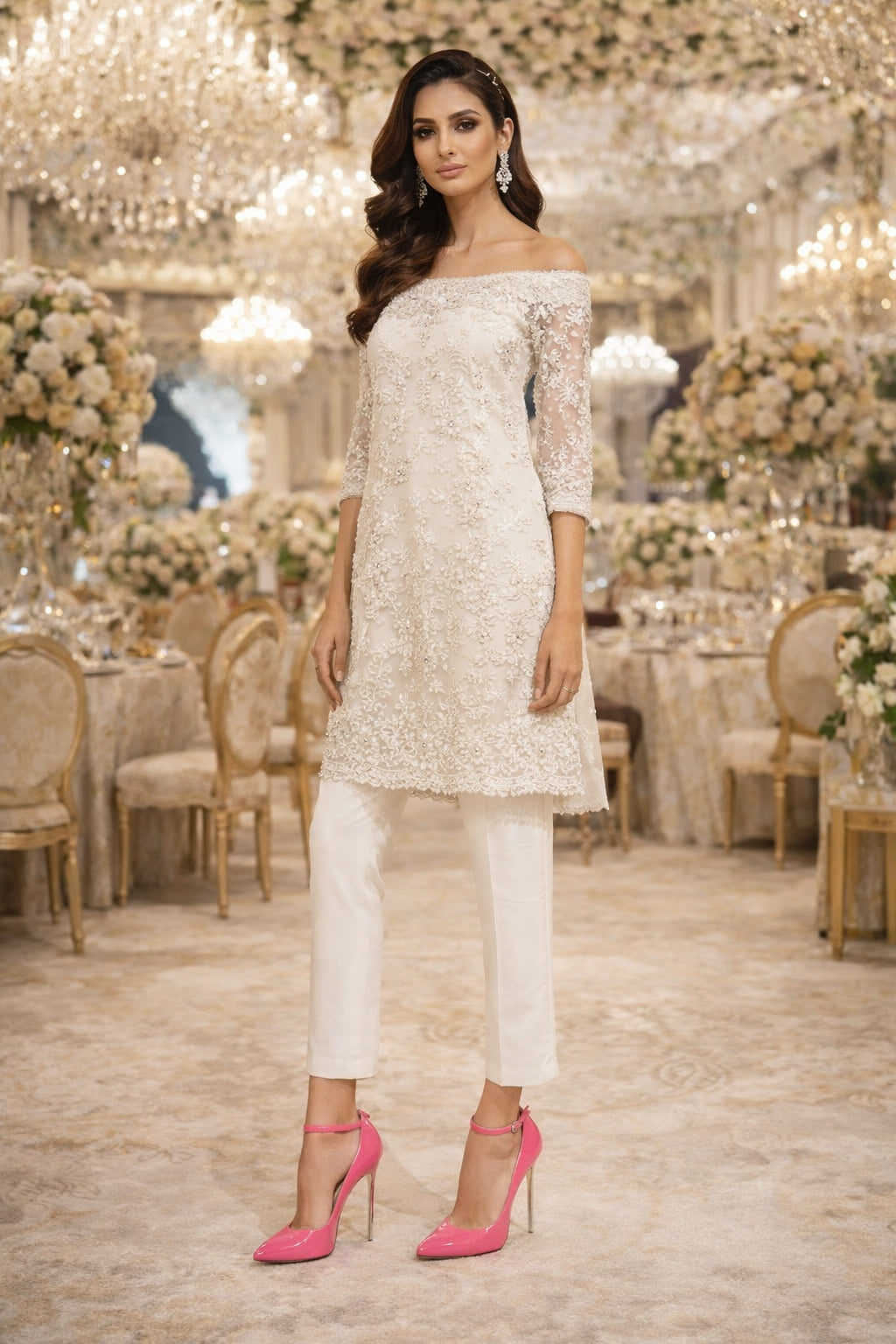 Ultra-thin Super High Heel, pointed Toe, Ankle wrist strap, metal heel sexy women shoes pumps