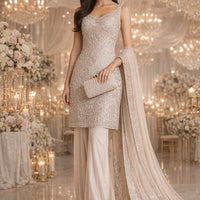 Ladies Pearl Elegant Evening Bag Fashionable Stylish Beading Wedding Dinner Party Banquet  Dress Clutch Bag with Long Chain