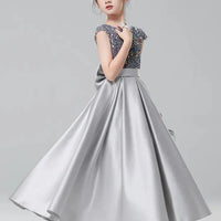 Princess Girls Evening Dress Children Shining Birthday Gift Wedding Clothes Kids Piano Party Performance Photography Costume Natalia Home Fashion Dress   Natalia Home Fashion