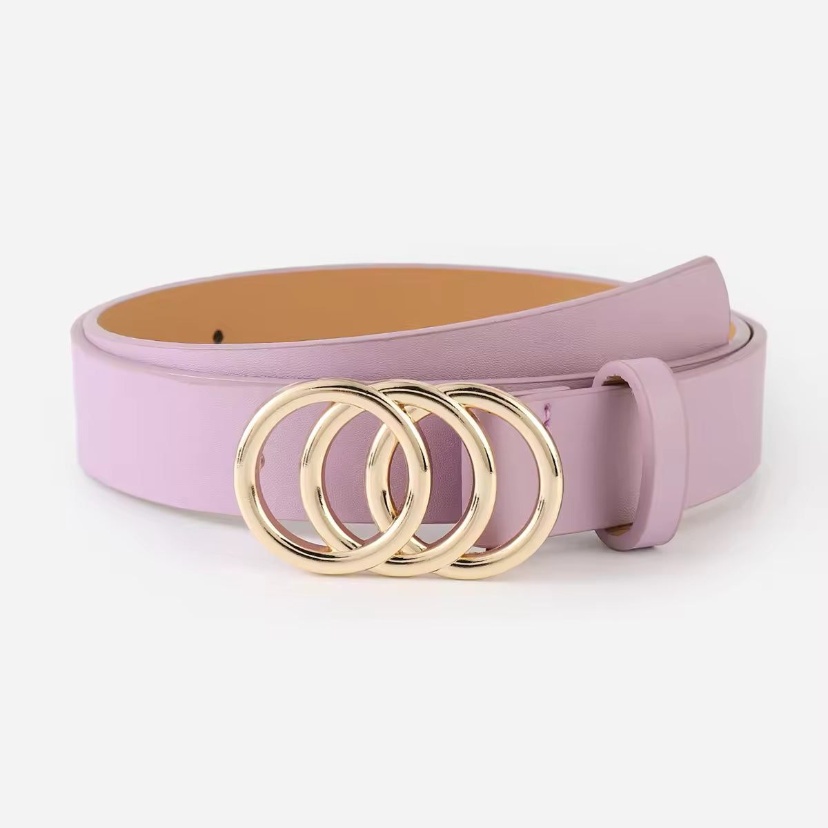 Waist Decoration Fashion Versatile Leather Stylish Belt Casual Luxury Design Slide Buckle Belt Simple Waistband For Women Girl