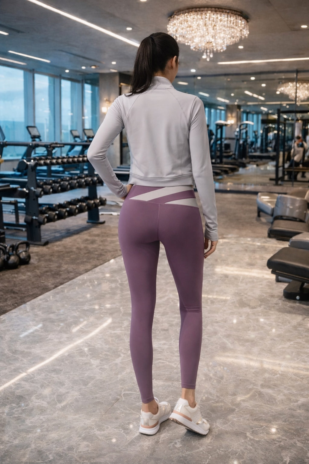 Gym Breathable Yoga Set Woman Quick Dry Yoga Fitness Set Lightweight Running Yoga Set Long Sleeve