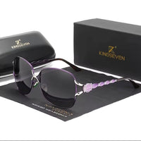Women Metal Polarized Sunglasses Luxury Fashion Ladies Vintage Brand Designer Female Sun Glasses