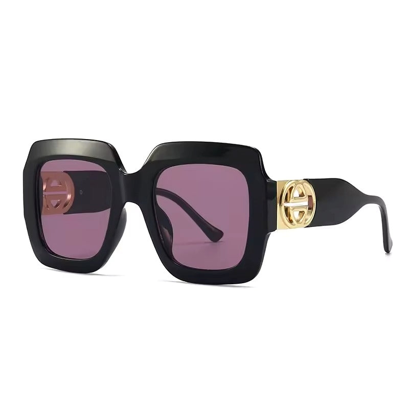 Large Frame Square Sunglasses Women's Brand Designer Fashion Sun Glasses Women Outdoor Travel Eyewear UV400