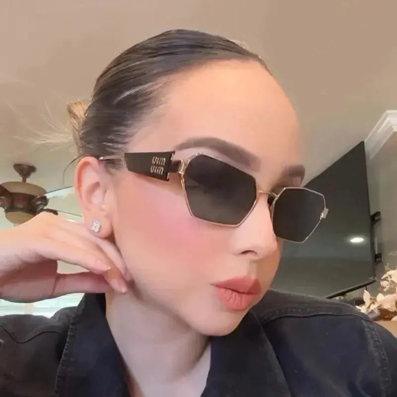 RBRARE High Quality Rectangle Sunglasses Women Metal Frame Glasses Fashion Brand Designer Vintage Eyewear UV Gafas De Sol Mujer Natalia Home Fashion    Natalia Home Fashion