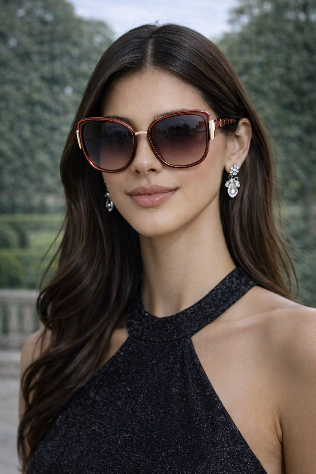 Women Metal Polarized Sunglasses Luxury Fashion Ladies Vintage Brand Designer Female Sun Glasses