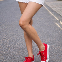 Versatile Artistic Shallow Trendy Shoes Women's Fashion Lace up Canvas Sneakers Shoes for Ladies Shoes Women's Style Canvas Shoes