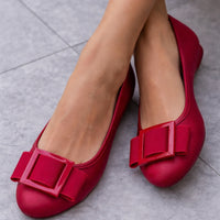 Jelly Flat Shoes Lady Waterproof Bow Tie Flats Cute Sweet Shoes Women Fashion Comfortable Soft