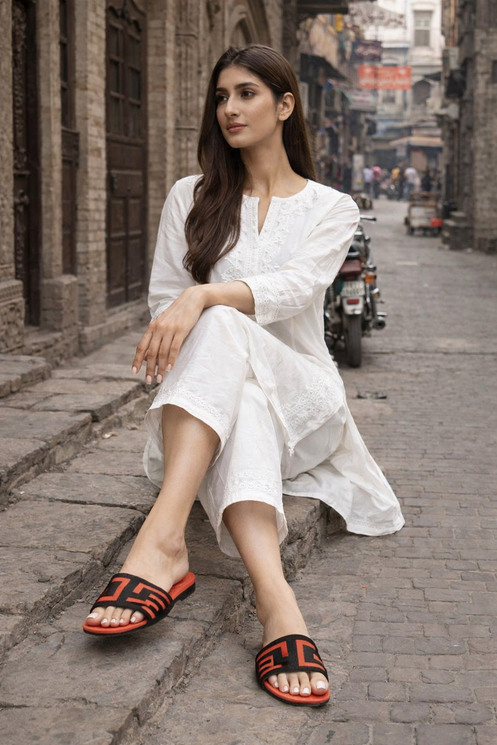 Women Flat Heels Slipper Outdoor Non-slip Casual Ladies Slides  Fashion Women Sandals