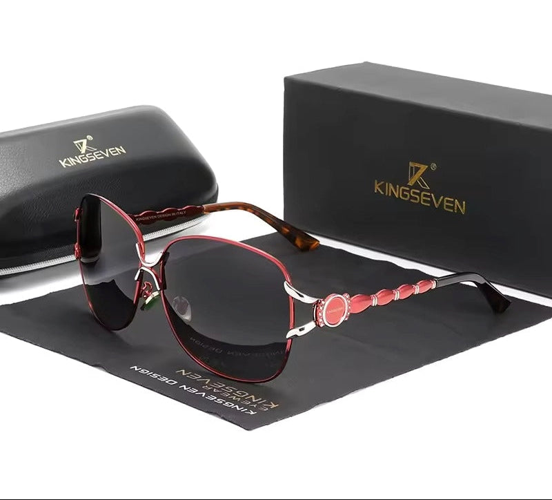 Women Metal Polarized Sunglasses Luxury Fashion Ladies Vintage Brand Designer Female Sun Glasses