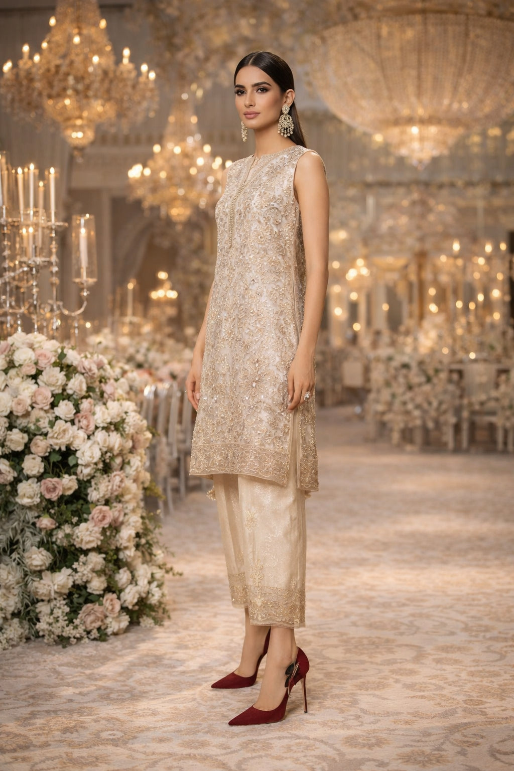 Women's High Heels Pointed Thin Heels Fashion Wedding Dress Women's Shoes