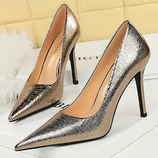 Retro High Heels High-quality Women Pumps  Stilettos Fashion Party Shoes Women Heels Wedding Shoes Natalia Home Fashion    Natalia Home Fashion