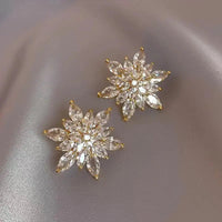Romantic Flower Petal Long Tassel Drop Earrings for Women Trend Imitation Pearl Hanging Piercing Earrings Wed Jewelry Gift Natalia Home Fashion    Natalia Home Fashion