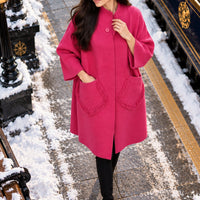 2026 miyake pleated fringe long coat  new over-the-knee pleated mid-length trench coat pressed  cardigan Natalia Home Fashion    Natalia Home Fashion