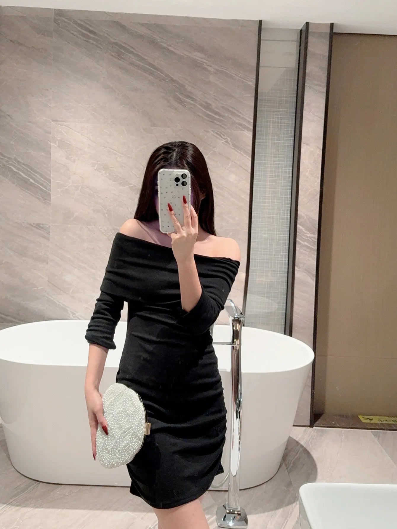 Elegant Pearl Dinner Bag with Dress Evening Bag Formal Party Bag Prom Bag Clutch Bag Chain Bag