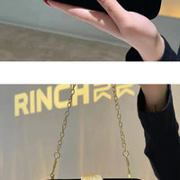 Elegant Evening Bags For Women Luxury Black Clutch Fashionable Envelope Clutch Bag, Party Wedding Handbag For Women Dinner Bag