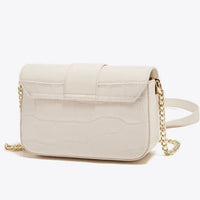 Luxury Two-Layer Cow Leather Handbag Women's Trendy Chain Crossbody Phone Bag Single Shoulder Bag Neutral Minimalist Style