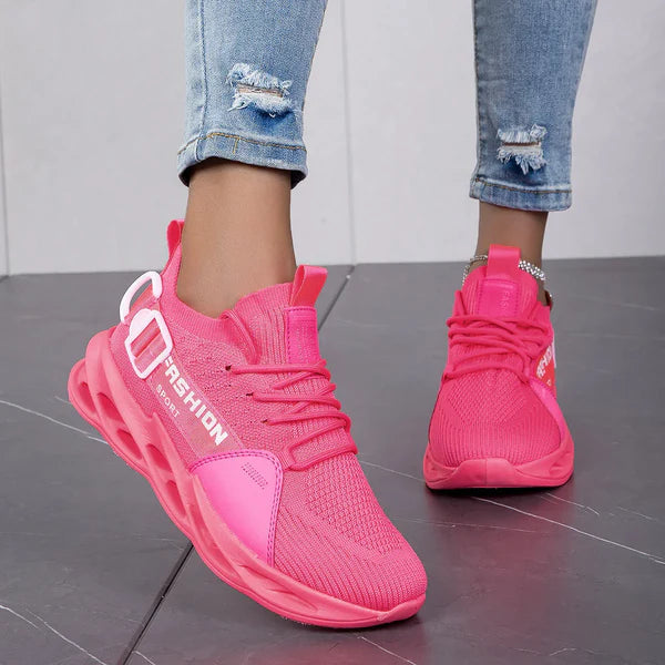 Trendy Pink Running Sneakers Shoes Women Walking Sneakers Breathable Women's Sports Shoes Lightweight Women's Sneakers Outdoor Natalia Home Fashion    Natalia Home Fashion