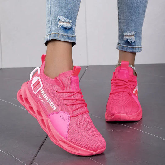 Trendy Pink Running Sneakers Shoes Women Walking Sneakers Breathable Women's Sports Shoes Lightweight Women's Sneakers Outdoor Natalia Home Fashion    Natalia Home Fashion