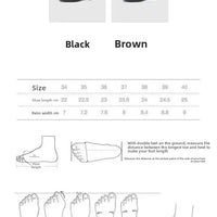 British Style Fleece Lined Chunky Heel Loafers Women's Shoes Retro French Vintage Leather Casual Shoes Rubber Sole Adult Footwear