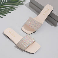 Fashion Casual Versatile Flat Slippers Beach Low Heel Trendy Women Sandals Fashion Women Shoes Slides Women