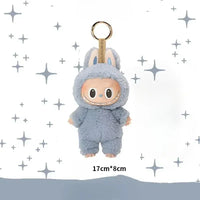 Labubu Spot Pop Mart Gift Rabb Vinyl Doll Keychain Blind Box Toys for Kids Birthday for Girlfriend Valentine Gift