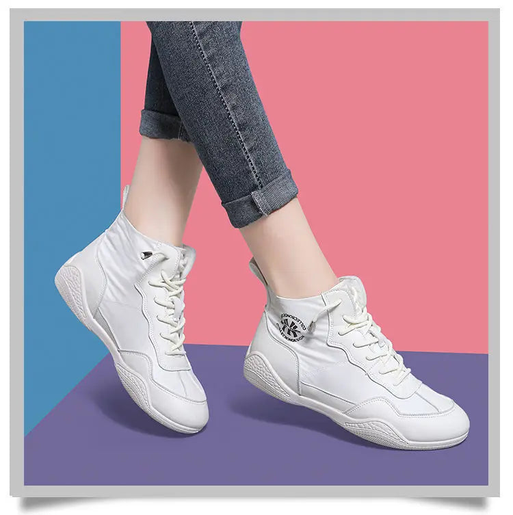 Spring Summer High-top Canvas Shoes Thin Breathable All-match Korean Shoes Trend Women Sneakers