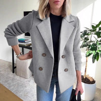 Solid Casual Loose Jacket Coats For Women Vintage Women's Jackets Overcoat Autumn Female Coat Outer wears Tops - Natalia Home Fashion