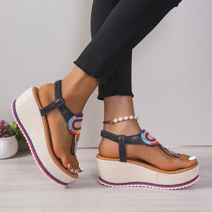 Women Sandal Fashion Shoes for Women Open Toe Wedges Sandals Women Luxury Designer Platform Sandals - Natalia Home Fashion