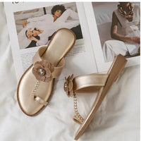 Women's Sandals Summer Slippers Casual Beach Footwear Water Diamond open Toe  Flats