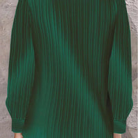 Simple Button V-neck Pullover Women's Solid Long Sleeve Casual T-shirts Elegant Lady Blouses