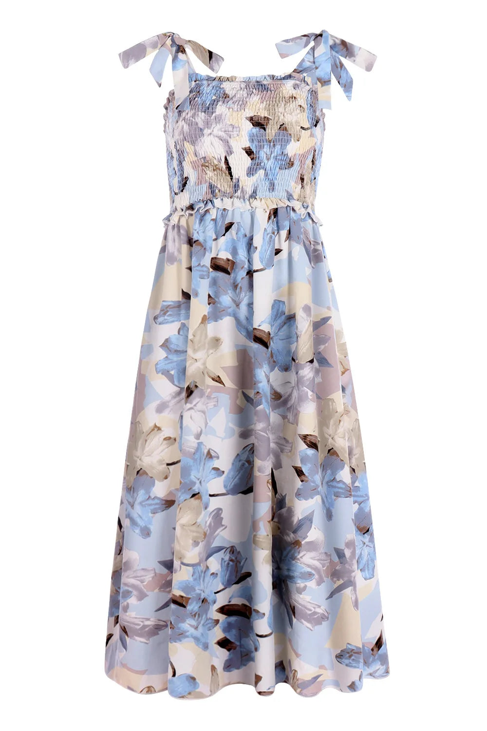 Women's Summer Beach Dress Female Strap Long Sundress Sexy Flower Print Backless Maxi Dresses Lady Casual Sleeveless Vestidos