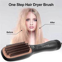 3 in 1 Hair Dryer Brush Professional 1200W Powerful Ceramic Tourmaline 3 Heat Settings One Step Hair Dryer and Styler Natalia Home Fashion    Natalia Home Fashion
