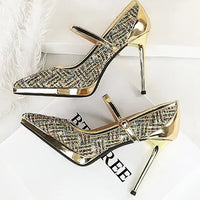 French Style Pointed Sexy High Heels for Women Thin Heels and Shallow Mouth Single Shoes