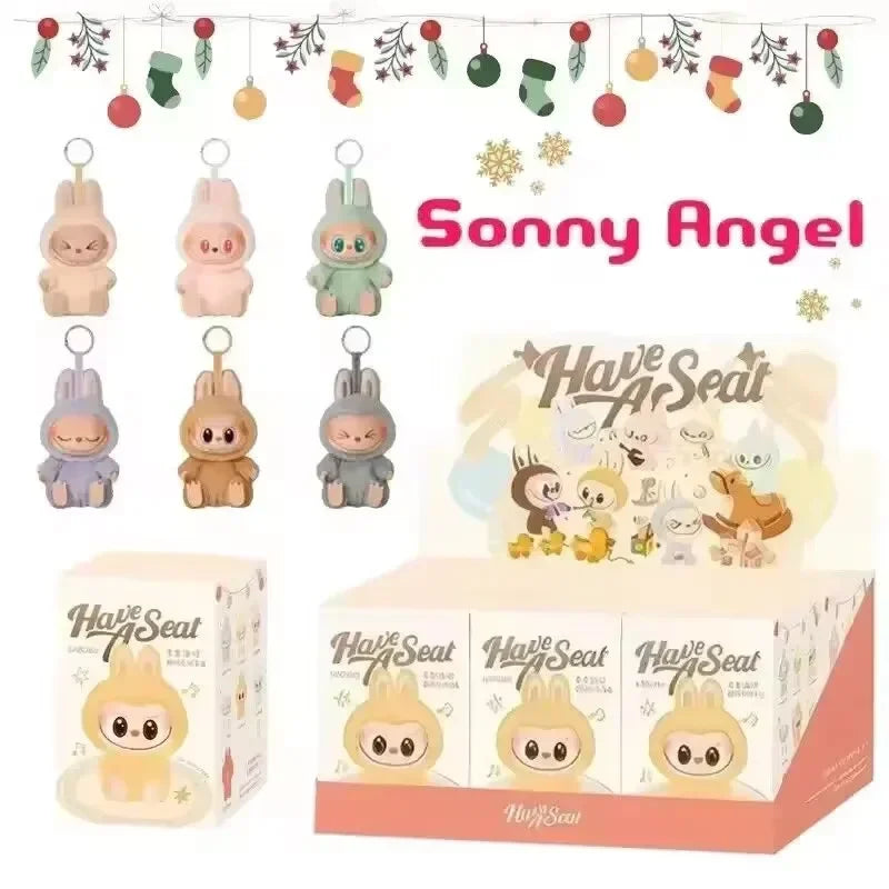 Labubu Spot Pop Mart Gift Rabb Vinyl Doll Keychain Blind Box Toys for Kids Birthday for Girlfriend Valentine Gift