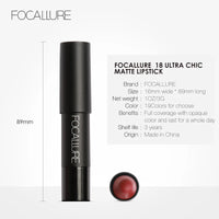 Matte Lipstick many Colors Waterproof Matte Lipsticks Soft Texture Lip Stick Cosmetic Sext Red Nude Lip Makeup