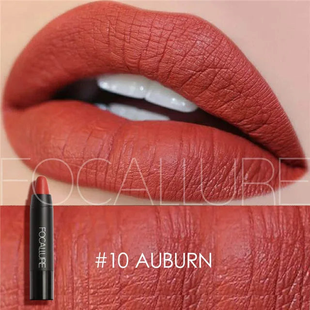 Matte Lipstick many Colors Waterproof Matte Lipsticks Soft Texture Lip Stick Cosmetic Sext Red Nude Lip Makeup