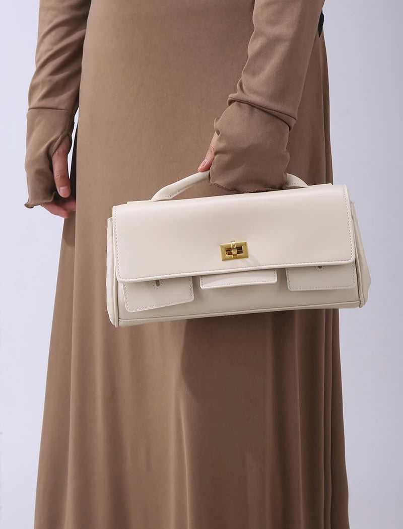 Luxury Women Bags PU Leather Shoulder Bags Women Fashion Gold Buckle Handbags Women Crossbody Bags
