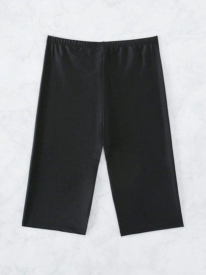 1PCS Solid Swim Summer Beach Solid Bikini Bottom