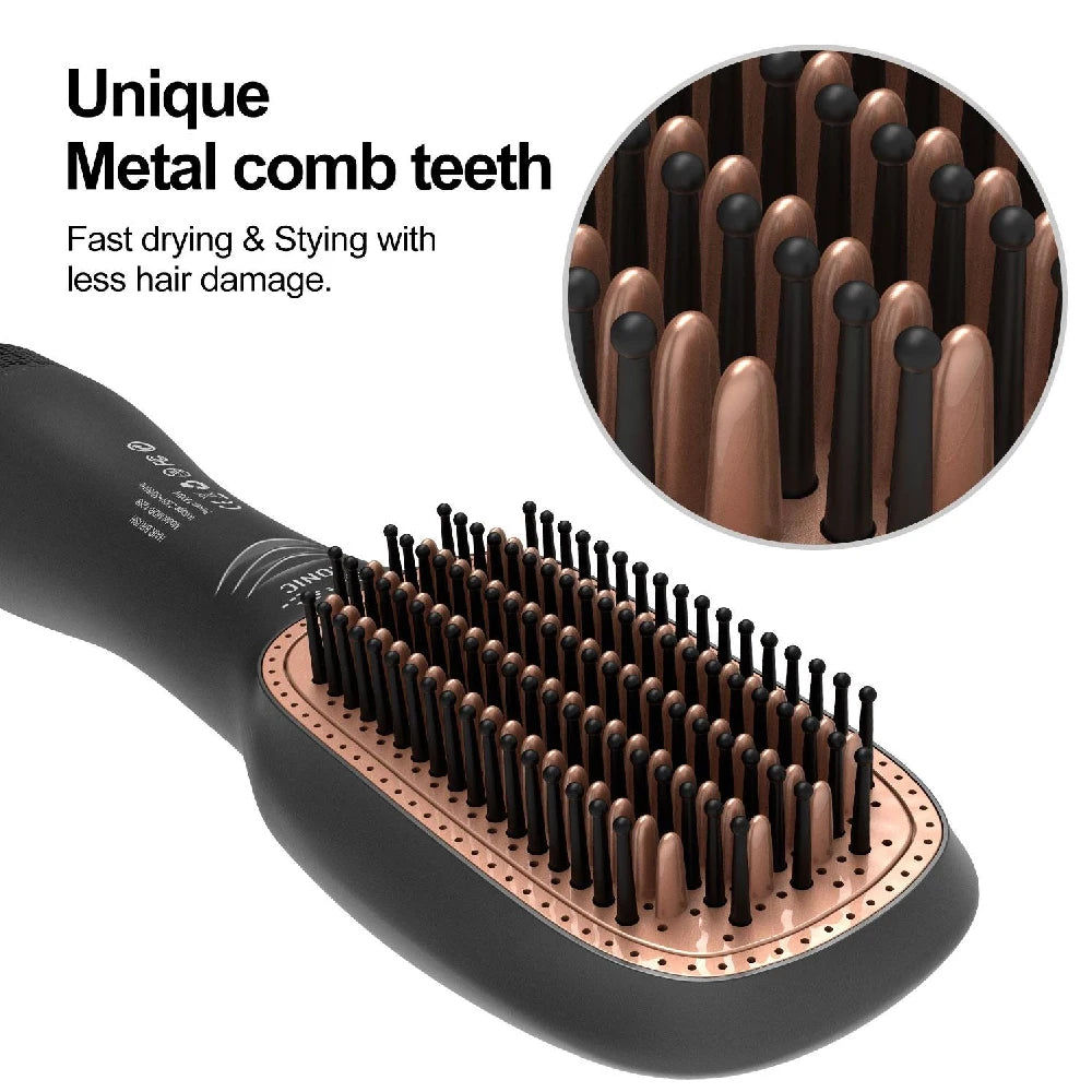 3 in 1 Hair Dryer Brush Professional 1200W Powerful Ceramic Tourmaline 3 Heat Settings One Step Hair Dryer and Styler Natalia Home Fashion    Natalia Home Fashion
