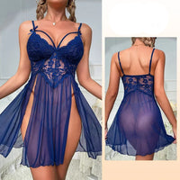 Nightgown Sleepwear Women's Clothing Home wear Suspenders Lace Sexy Comfortable Casual Embroidery Fashion Breathable Loose Fit - Natalia Home Fashion