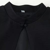 Fashionable French Style Two-Piece Set with off shoulder Top And Elegant Cape Lady Top Summer Casual Outfit for Young Women