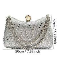 Retro Premium Rhinestone Rhinestone Diamond Inlay Bag Diamond Inlay Evening Bag Sparkling Wedding Party Bag