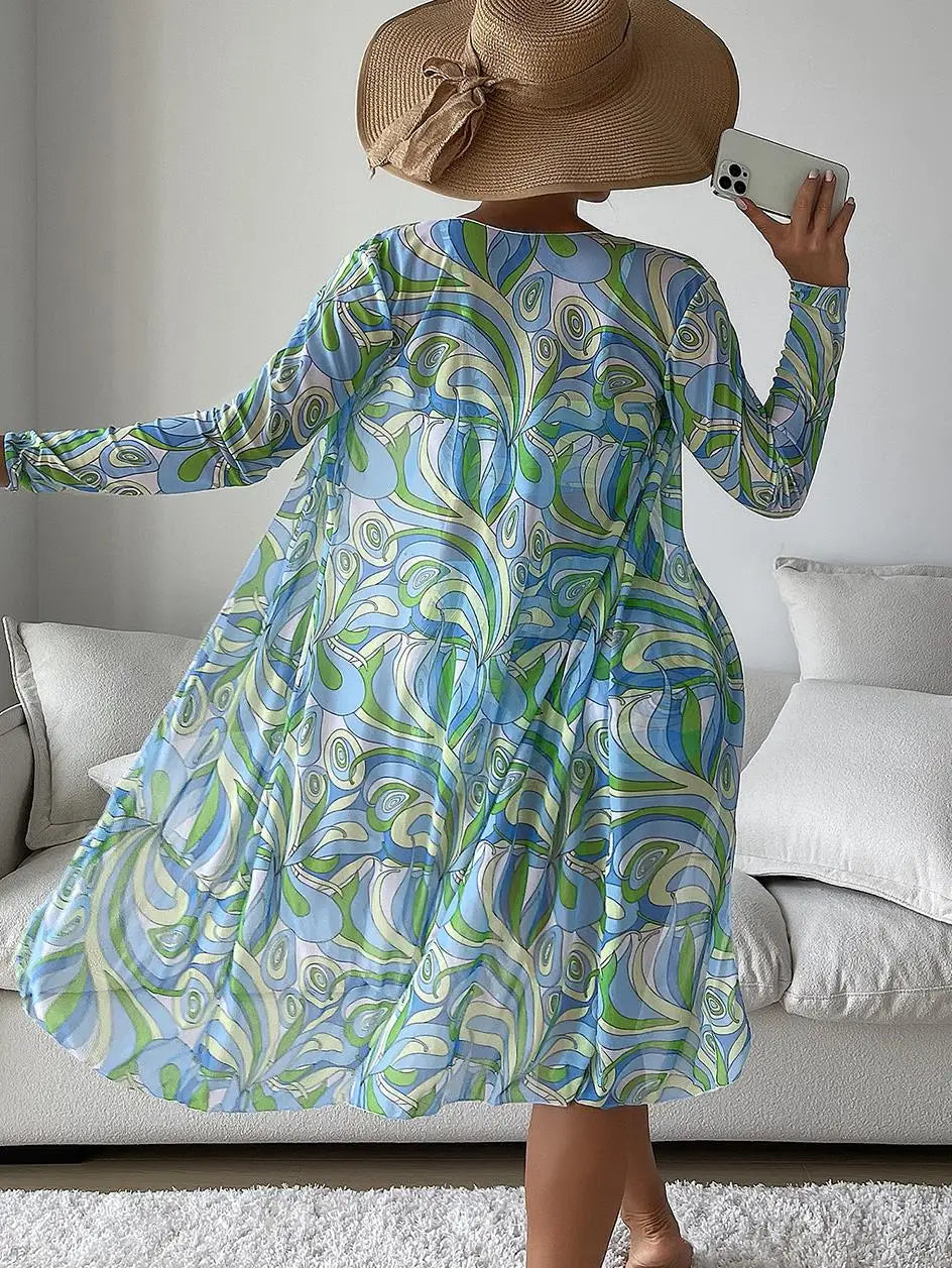 Sexy Print Bikini Women High Waist Swimsuit Cover Up Swimwear Female Lady Bathing Suit Swimming Summer Beachwear
