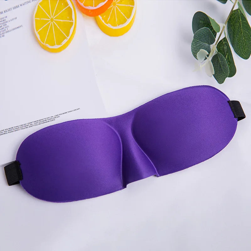 Sleep Mask 3D Contoured Blackout Eye Mask for Sleeping with Adjustable Strap Soft Night Blindfold Eye Shades for Naps