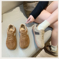 Fashion Trend Women's Casual Shoes College Style Wide Toe Soft Comfortable Flat Shoes Outdoor Casual Sports Shoes