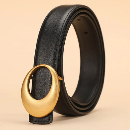 Women's Genuine Leather Belt Fashion Women's Belt Trendy  Cowhide Trendy Belt Natalia Home Fashion    Natalia Home Fashion