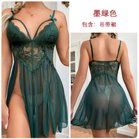 Nightgown Sleepwear Women's Clothing Home wear Suspenders Lace Sexy Comfortable Casual Embroidery Fashion Breathable Loose Fit