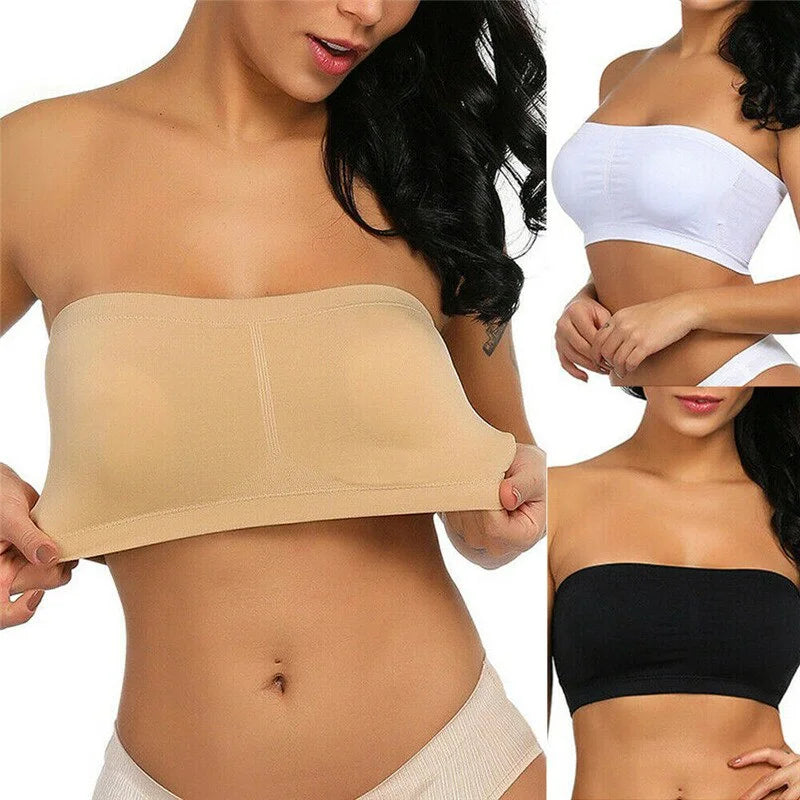 Bra Breathable Mesh Tubular Bra Strapless Crop Tops Women Sexy Bralette Underwear Bustier