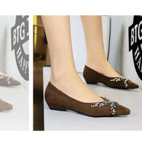 New Spring Crystal Women Mary Jane Shoes Fashion Shallow Slip on Elegant Party Dress Low Heel Shoes
